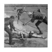 honkbal van Thure De Thulstrup, 1885 Tegeltje (Voorkant)