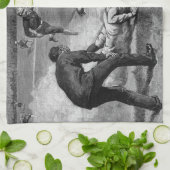 honkbal van Thure De Thulstrup, 1885 Theedoek (Gevouwen)