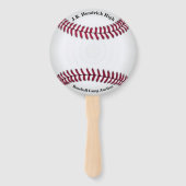 Honkbal Veiling Paddle Handwaaier (Achterkant)