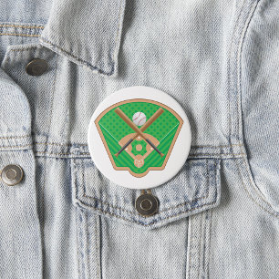 Honkbal veld Button