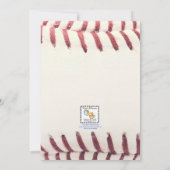 Honkbal Verjaardag Alle Gelegenheid Uitnodiging (Achterkant)