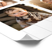 Honkbal Verjaardag Foto Mijlpaal teken Poster (Hoek)