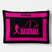 Honkbal Verjaardag Gift, Honkbal Speler Meisje, Etui (Achterkant)