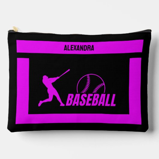 Honkbal Verjaardag Gift, Honkbal Speler Meisje, Etui (Voorkant)