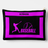 Honkbal Verjaardag Gift, Honkbal Speler Meisje, Etui (Achterkant)