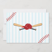 Honkbal verjaardag jongen Foto Kaart (Achterkant)