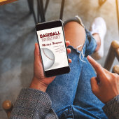 Honkbal Verjaardag Jongen Schattige Custom Kaart