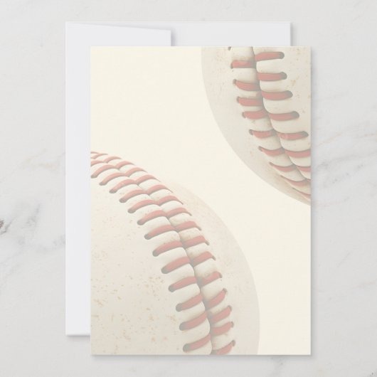  Honkbal Verjaardag Kaart (Achterkant)