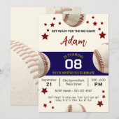  Honkbal Verjaardag Kaart (Voorkant / Achterkant)