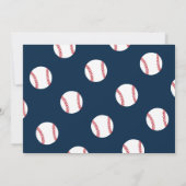 Honkbal verjaardag | Kom naar het balfeestje Kaart (Achterkant)