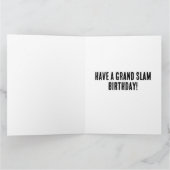 HONKBAL VERJAARDAG LOUSIVILLE WENSKAART KAART (Binnen)