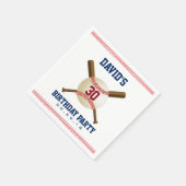 Honkbal Verjaardag Party Sport Thema Servetten (Hoek)