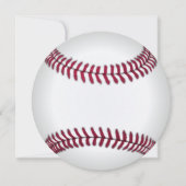 Honkbal Verjaardag Ronde Kaart (Voorkant)