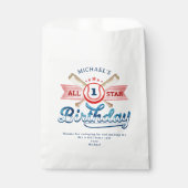 Honkbal Verjaardagsfeest Bedankt Favoriete tas Bedankzakje (Voorkant)