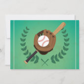 Honkbal Verjaardagsfeest Sport All Star Foto Kaart (Achterkant)