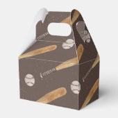  honkbal verjaardagsfeestje bedankdoosjes (Achterkant)