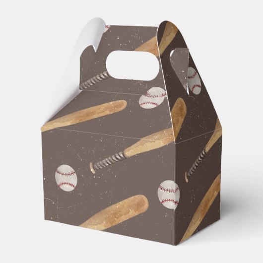  honkbal verjaardagsfeestje bedankdoosjes (Achterkant)