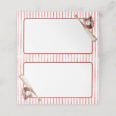 Honkbal verjaardagsfeestje blanco plaats kaarten plaatskaartje (Buitenkant ongevouwen)