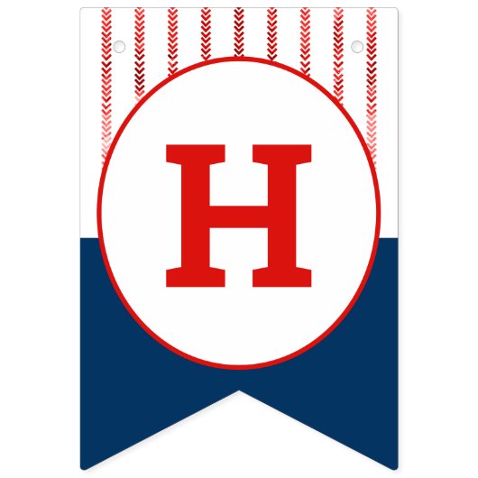 Honkbal verjaardagsfeestje Bunting vlaggen Vlaggetjes (Tweede vlag)