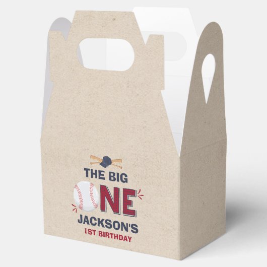Honkbal Verjaardagsfeestje Favor Box Honkbalfeestj Bedankdoosjes (Geopend)