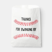 Honkbal verjaardagsfeestje gepersonaliseerd dank u bedankzakje (Voorkant)