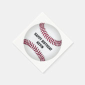 Honkbal Verjaardagsfeestje Papieren servetten (Hoek)