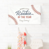 Honkbal Verjaardagsfeestje Rookie van het Jaar Spandoek (Insitu)