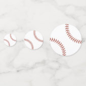 Honkbal Verjaardagsfeesttafel Confetti (Voorkanten)