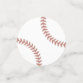 Honkbal Verjaardagsfeesttafel Confetti (Kleine voorkant)