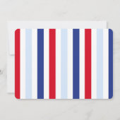 Honkbal verjaardagsfoto uitnodiging (Achterkant)