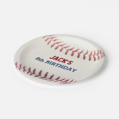 Honkbal Verjaardagspapier Bord (Gekanteld)