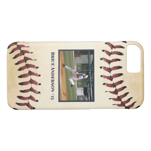 Honkbal veters foto rustiek Case-Mate iPhone case (Achterkant (Horizontaal))