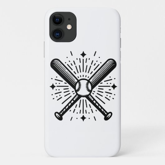 honkbal vintage Case-Mate iPhone case (Achterkant)
