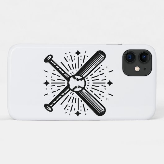 honkbal vintage Case-Mate iPhone case (Achterkant (horizontaal))