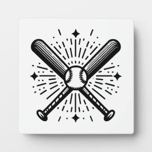honkbal vintage fotoplaat