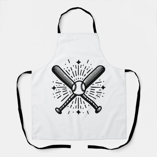 honkbal vintage schort (Voorkant)