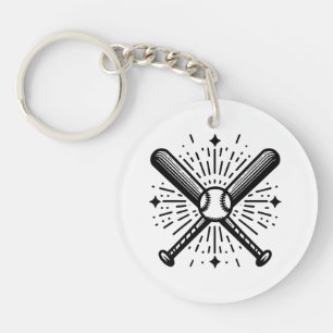 honkbal vintage sleutelhanger