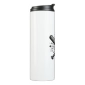 honkbal vintage thermosbeker (Gedraaid links)