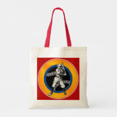 Honkbal: Vintage Tote Tas (Achterkant)