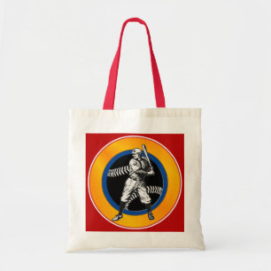 Honkbal: Vintage Tote Tas