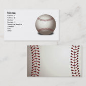 Honkbal Visitekaartje (Voorkant / Achterkant)