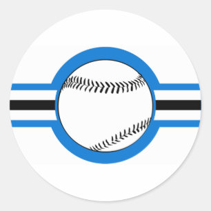 honkbal : vliegster : ronde sticker
