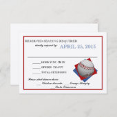 Honkbal voelde papier antwoord (Voorkant / Achterkant)