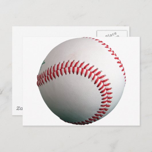 Honkbal volledig Customizeable Briefkaart (Voorkant / Achterkant)