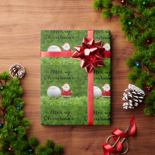 Honkbal voor Kerstmis Cadeaupapier (Feestdagen Geschenken)