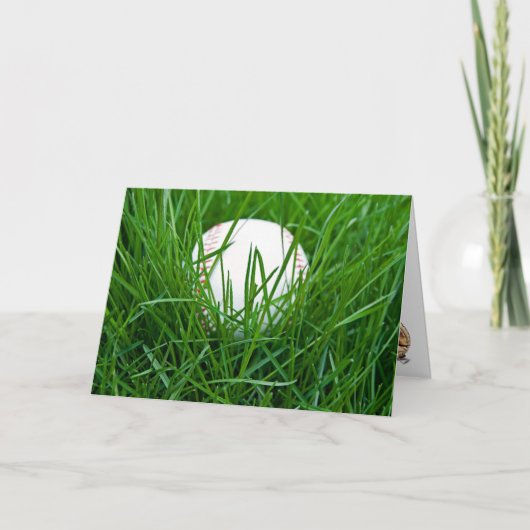 Honkbal voor Vaderdag Kaart (Voorkant)