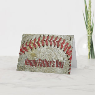 Honkbal voor Vaderdag Kaart