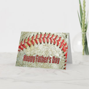 Honkbal voor Vaderdag Kaart