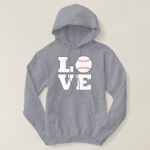 Honkbal voor vrouwen: honkbal, mam of sport hoodie