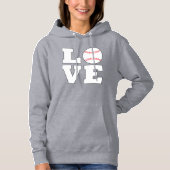 Honkbal voor vrouwen: honkbal, mam of sport hoodie (Voorkant)